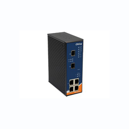 ORING NETWORKING Rugged 4x 10/100TX (RJ-45) PoE @25Watts + 2x 100FX (SFP) IPS-2042P